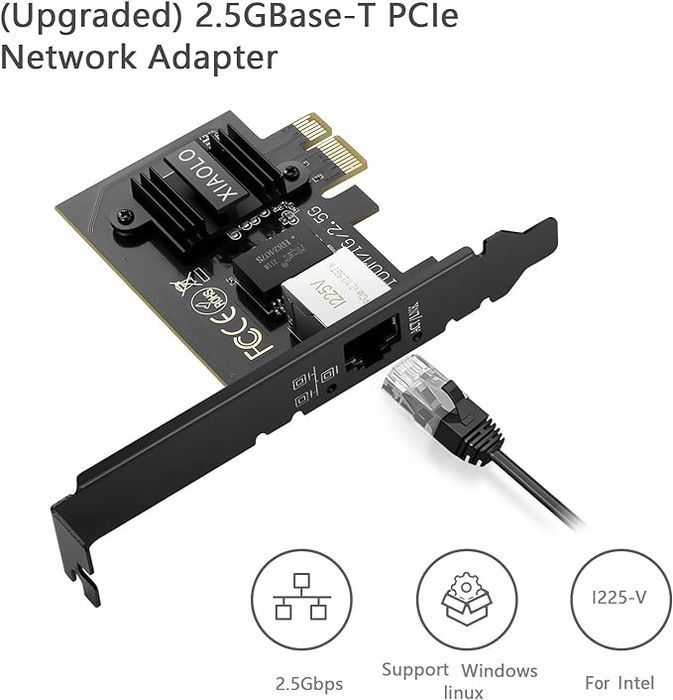 xiaolo adapter sieciowy 2.5g adapter lan konwerter do komputerów