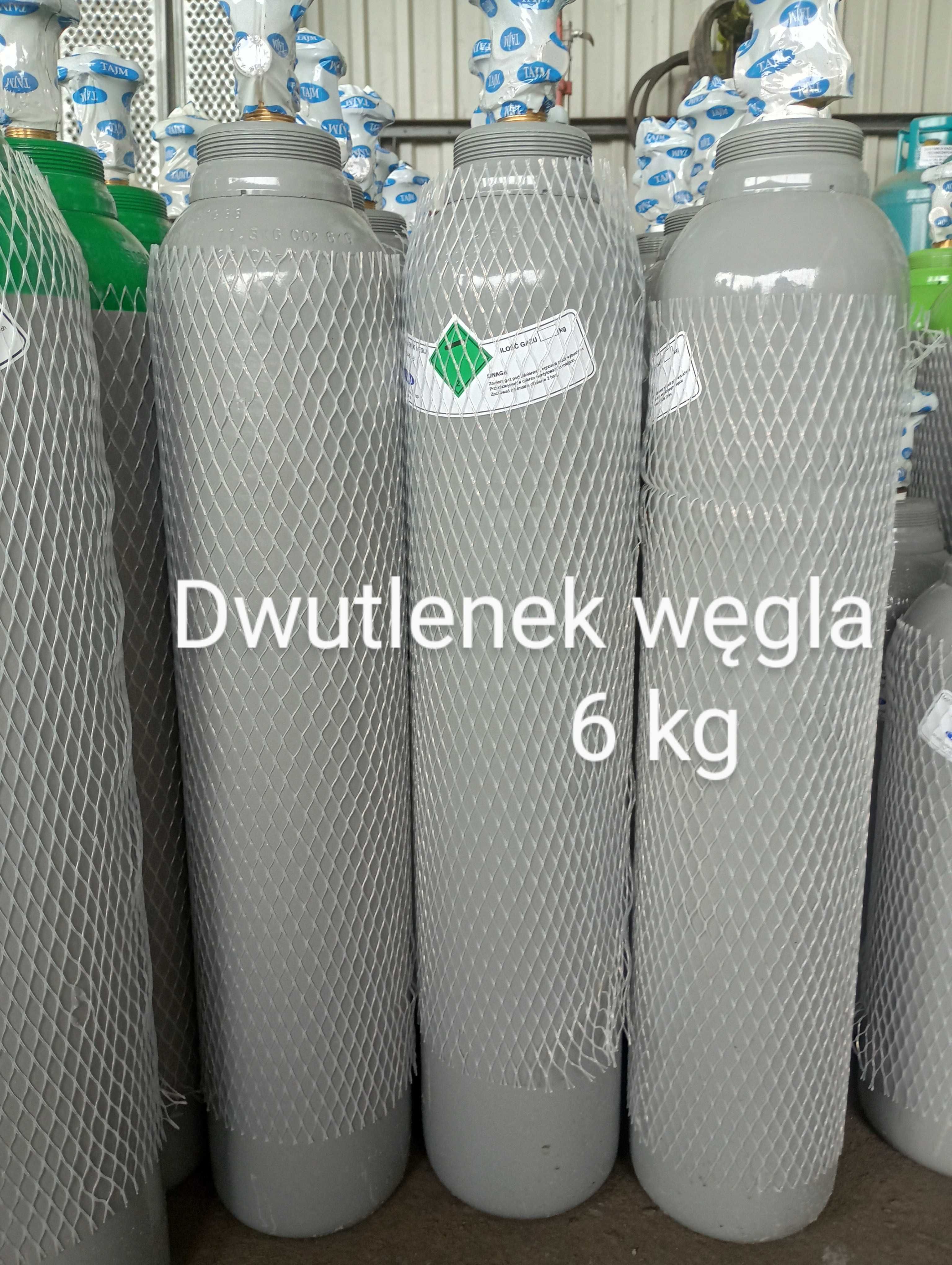 Nowa butla mix tlen argon azot CO2