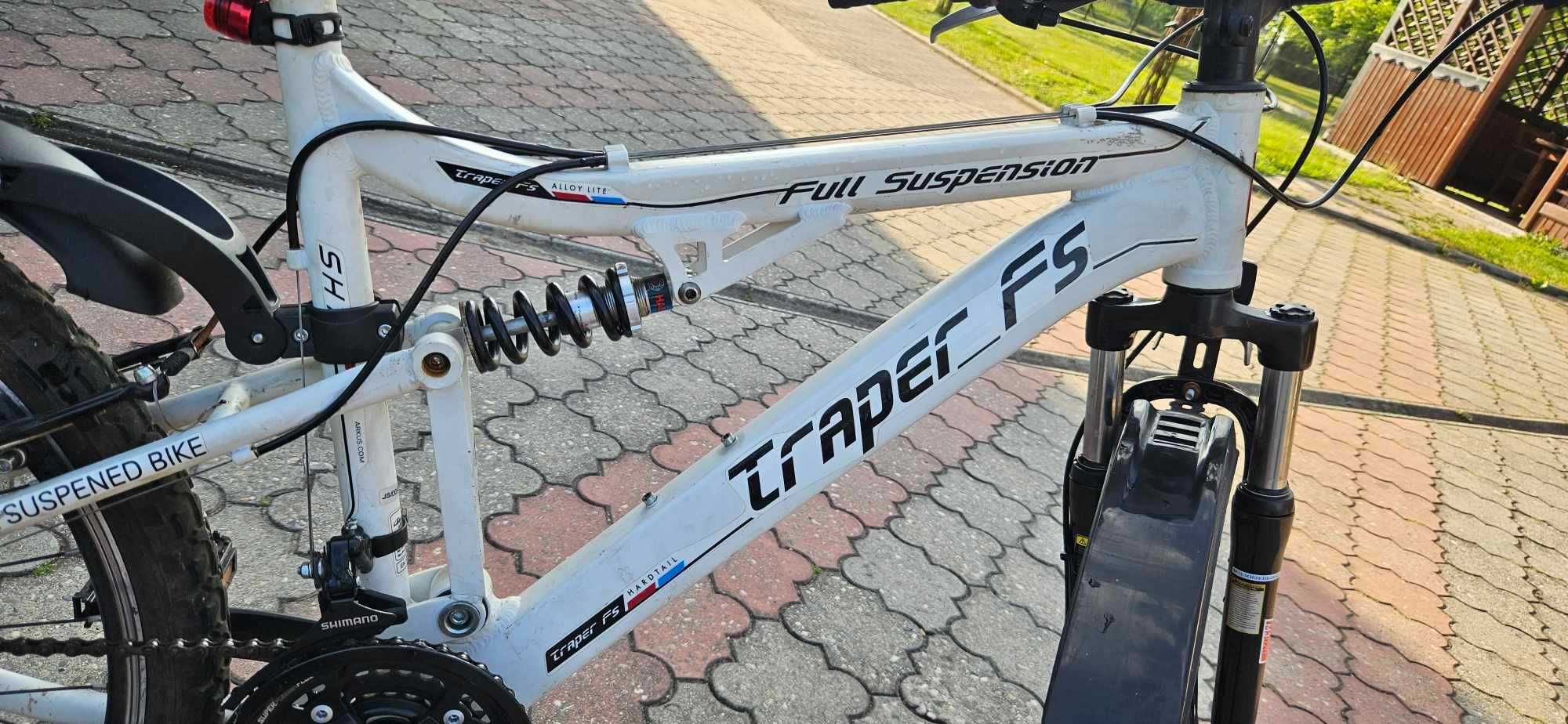 Polski GÓRAL Rower Romet Traper FS / F5 Amortyzatory Przód+Tył SHIMANO