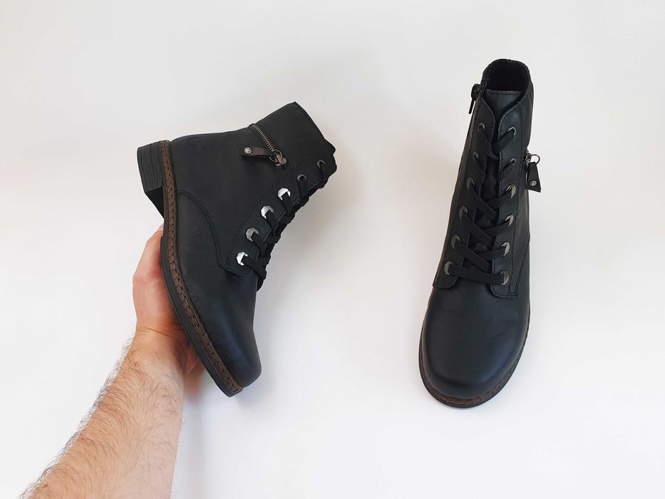 Женские ботинки Rieker 40 25.5-26 см 8.5 US черные