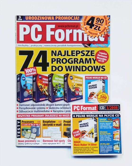 PC format 3/2008 (91) + CD Magazyn komputerowy