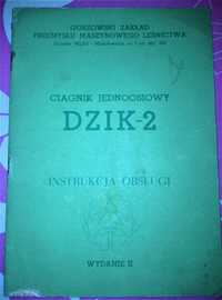 Ursus DZIK 2  Instrukcja obsługi z 1964 roku