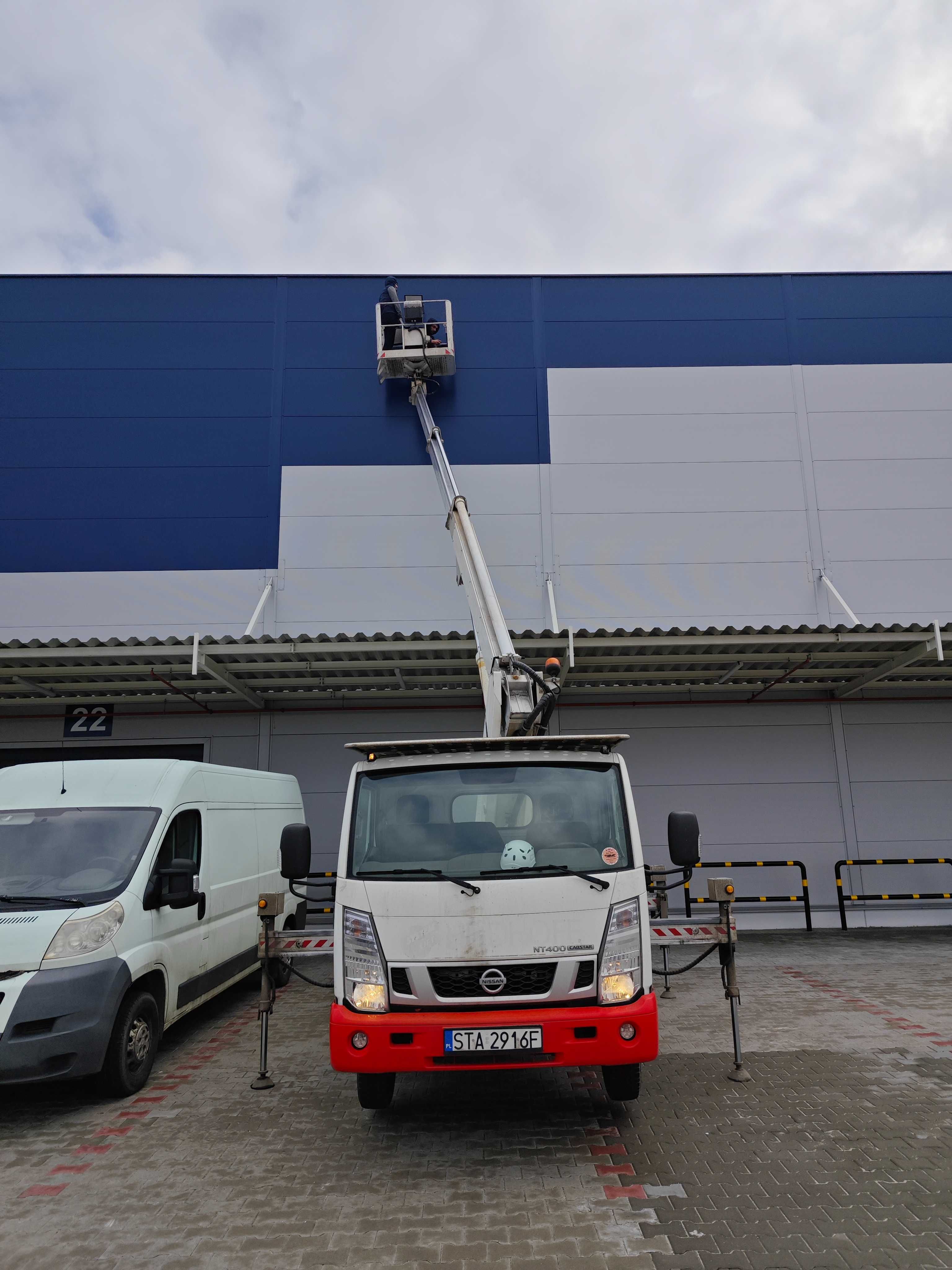 Zwyżka Czeladź wynajem zwyżki podnośnik koszowy do 35m