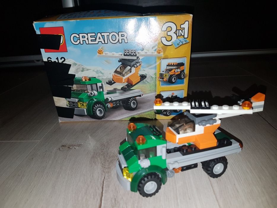 Sprzedam klocki Lego Creator 3 in 1, Transporter helikopterów