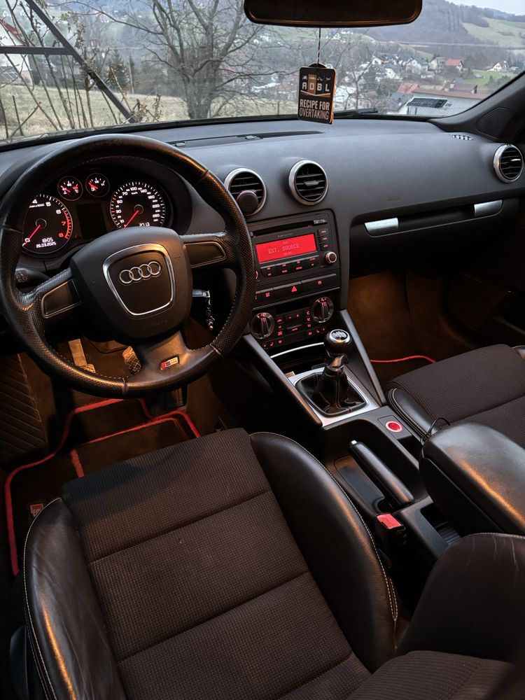 Audi A3 8P S-Line | 2010 | 1.4 TFSI | Czarny | Półskóra