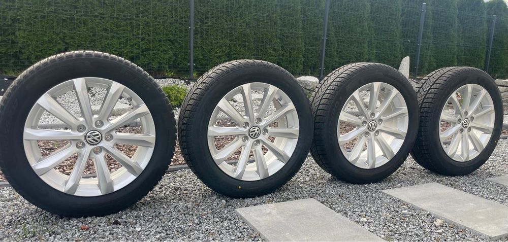 Koła zimowe VW Passat B8 Arteon 17” T-Roc 5x112 215/55R17