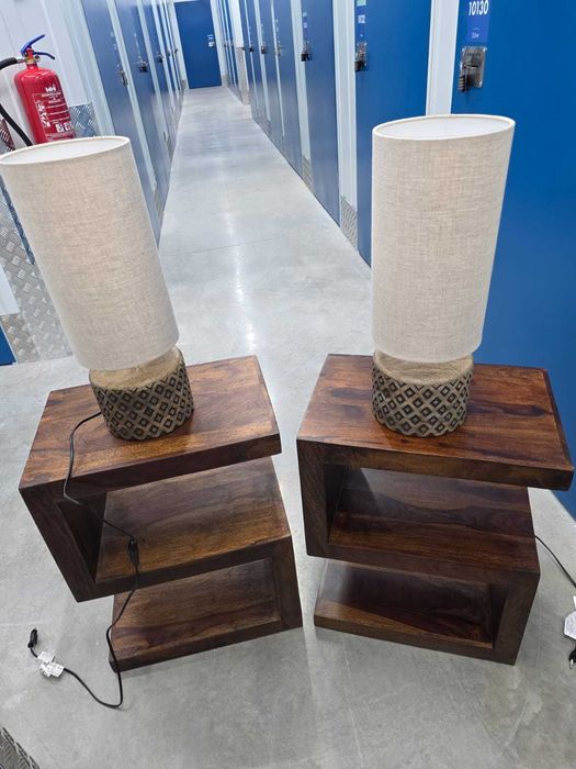 Mesas de Cabeceiras + Abajour (compradas no El Corte Ingles)