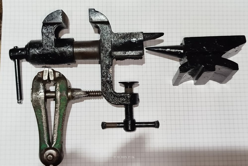 Ювелирные тиски, наковальня, ручные тиски