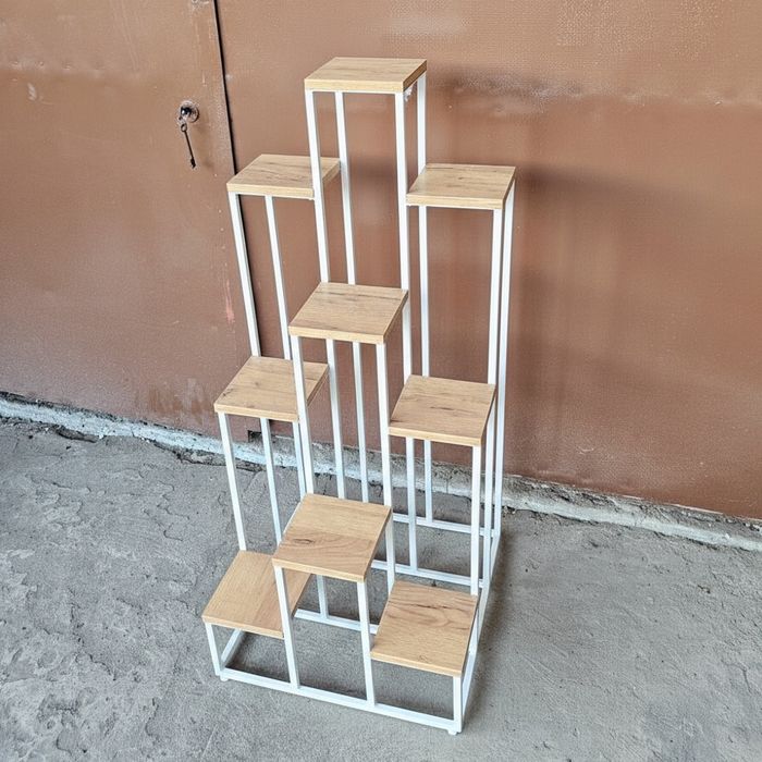 Kwietnik Stojący 9 Poziomów Kaskada XXL 120cm