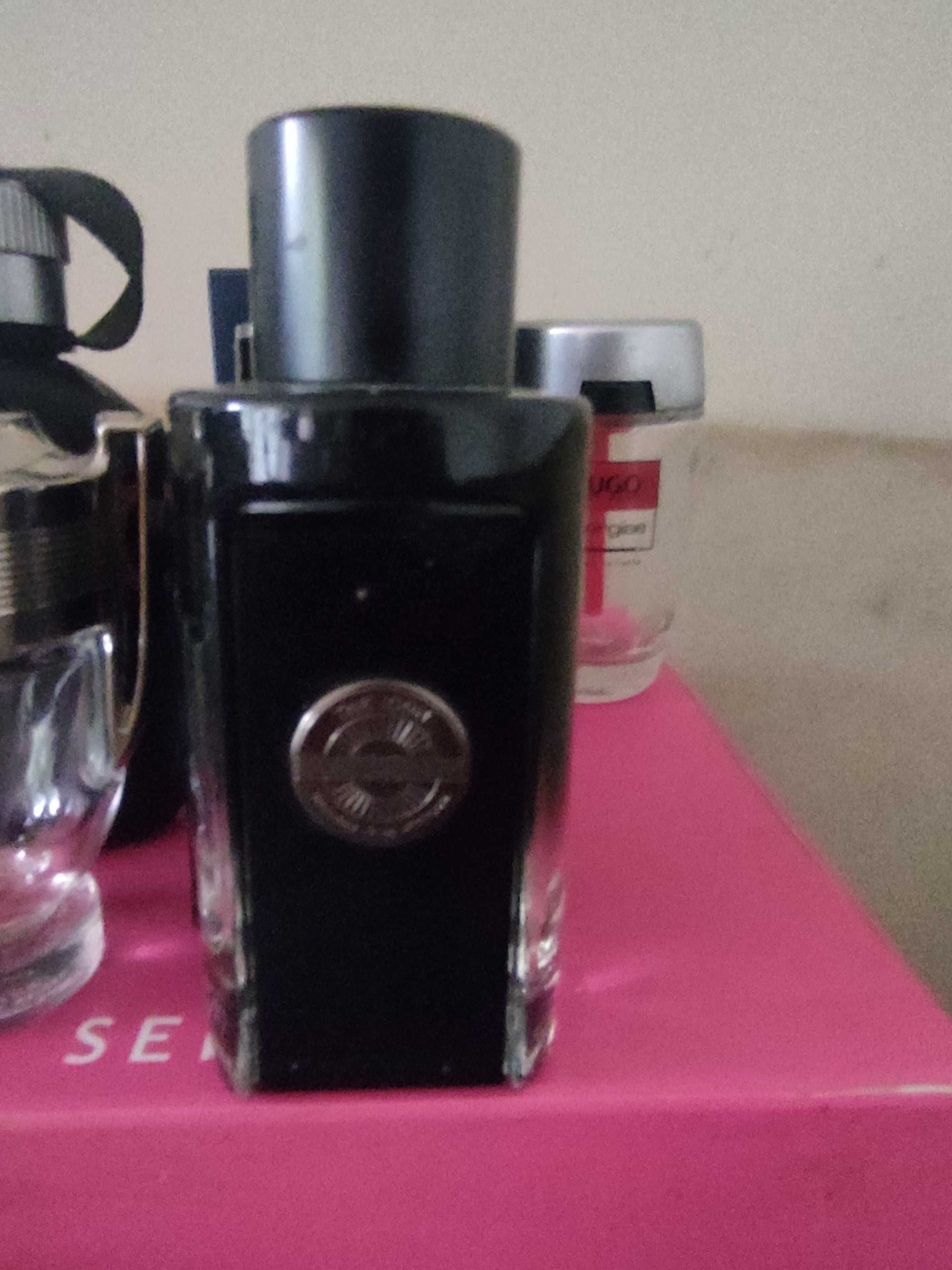 Paco Rabanne Invictus Hugo Boss Energise Lacoste flakony po perfumach