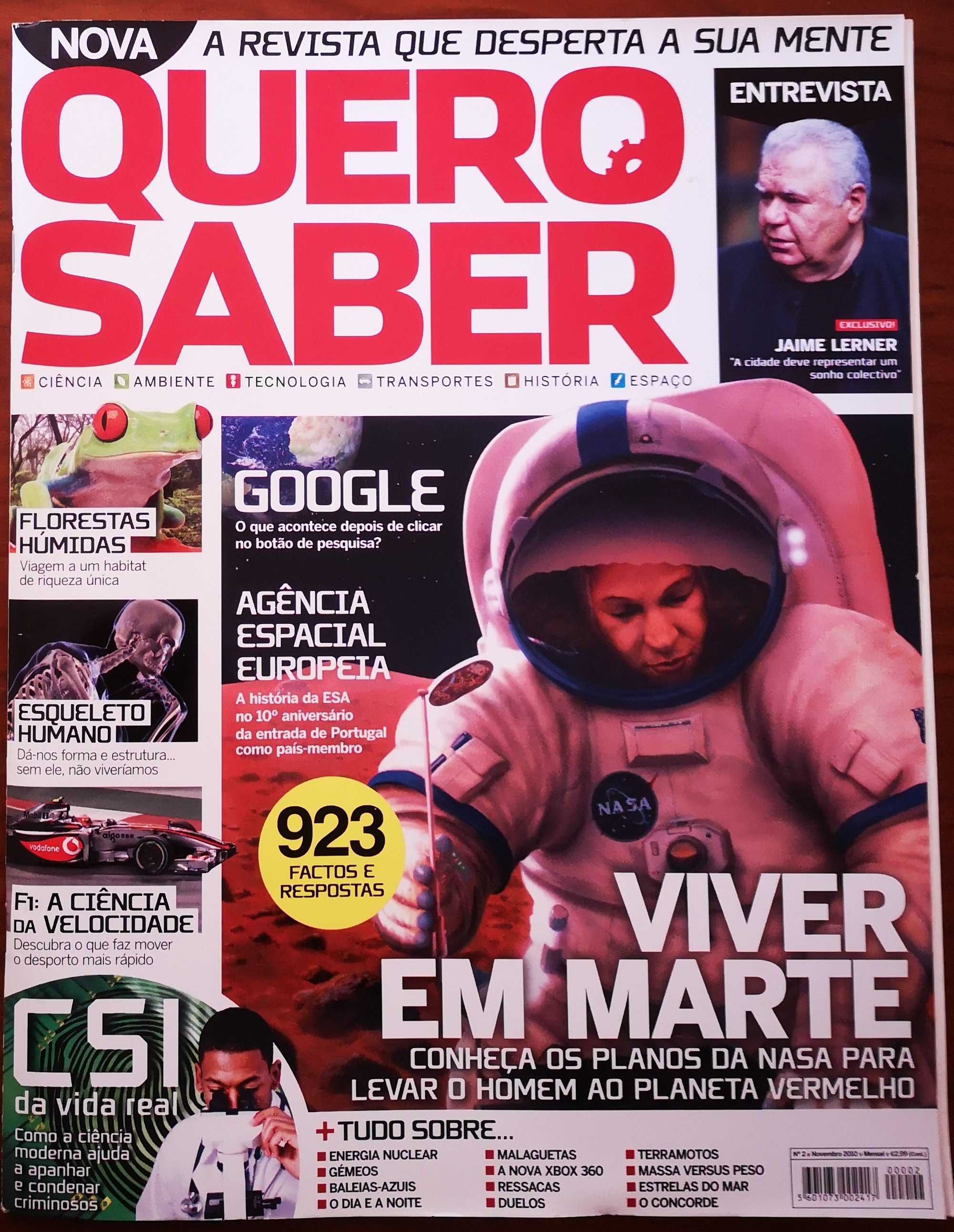 Revista "Quero Saber" - Viver em Marte