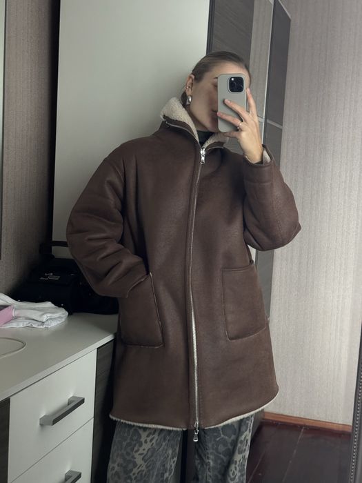 Двостороння стильна дублянка Mango, Розмір S