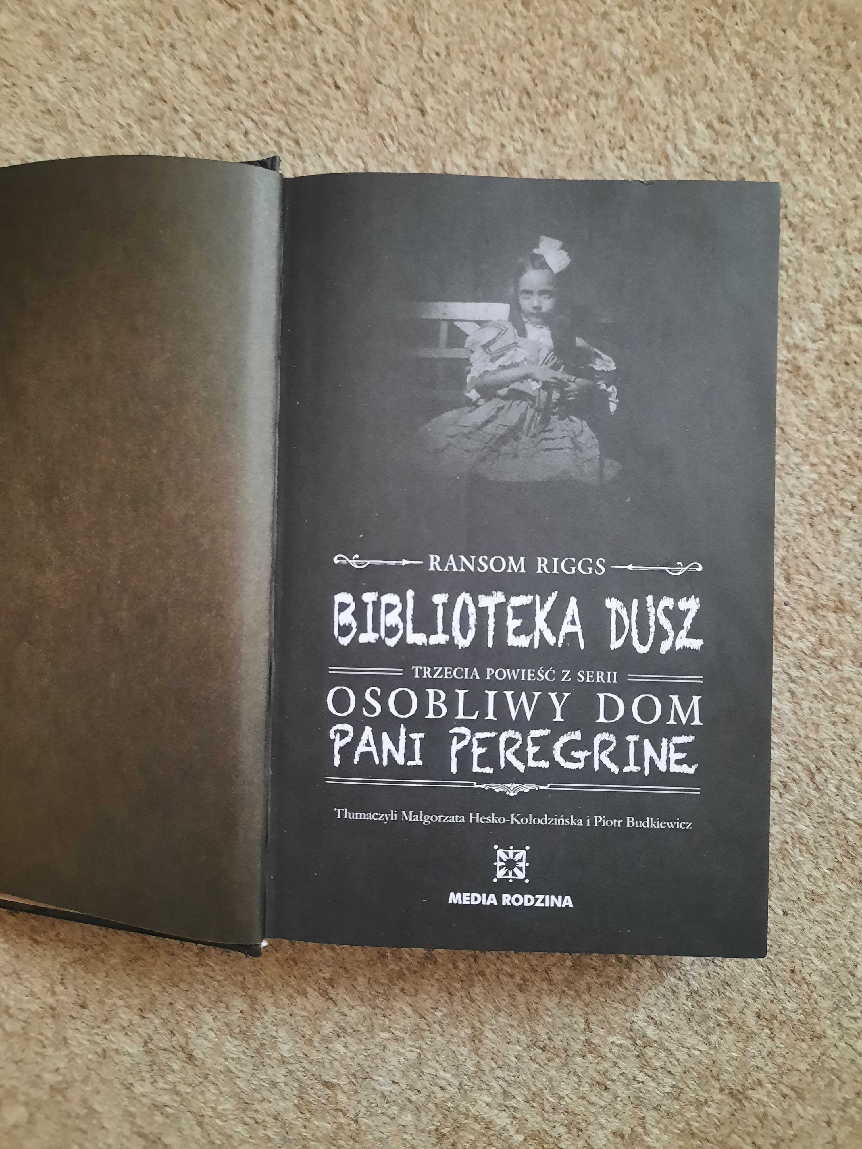 "Biblioteka Dusz" Ransom Riggs- książka