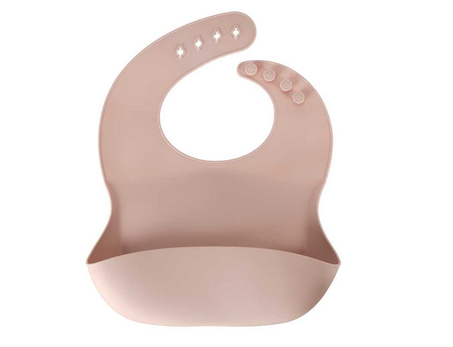 Naczynia silikonowe dla dzieci różowy kubek śliniak miseczka