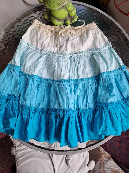 Spódniczka z falbanami ombre 122 H&M