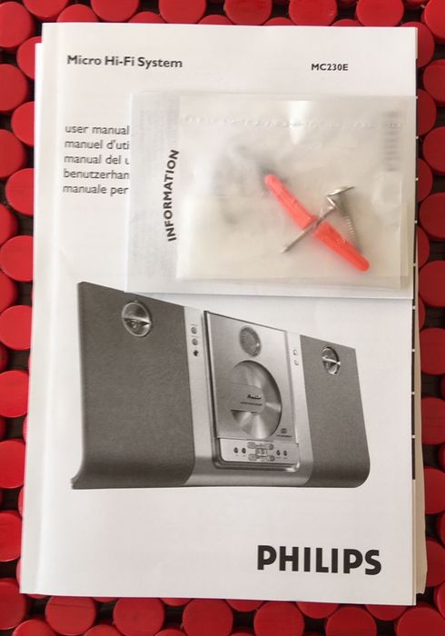 Instrukcja obsługi mini wieża Philips
