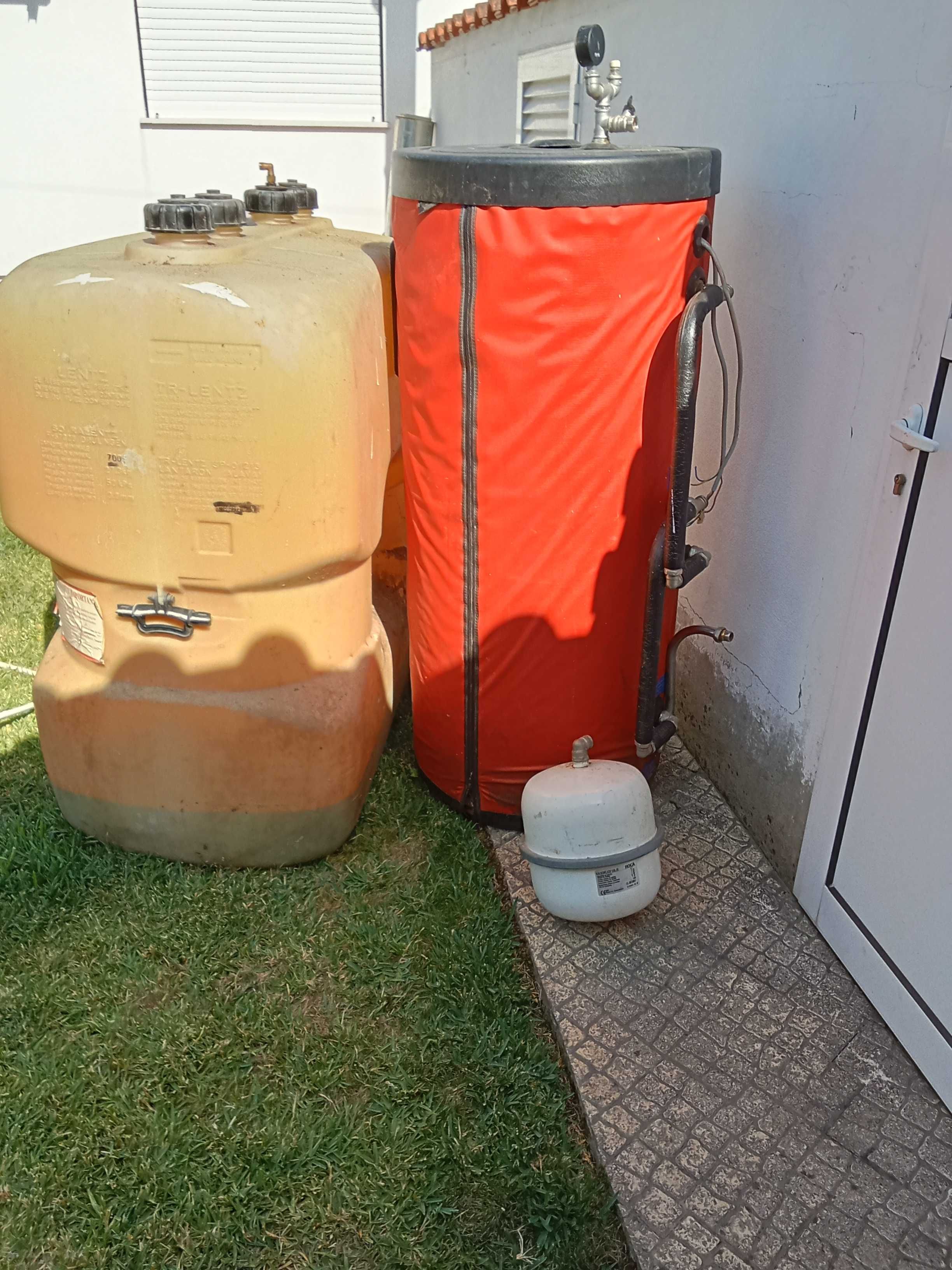 Caldeira esquecimento central e águas sanitárias a gasóleo