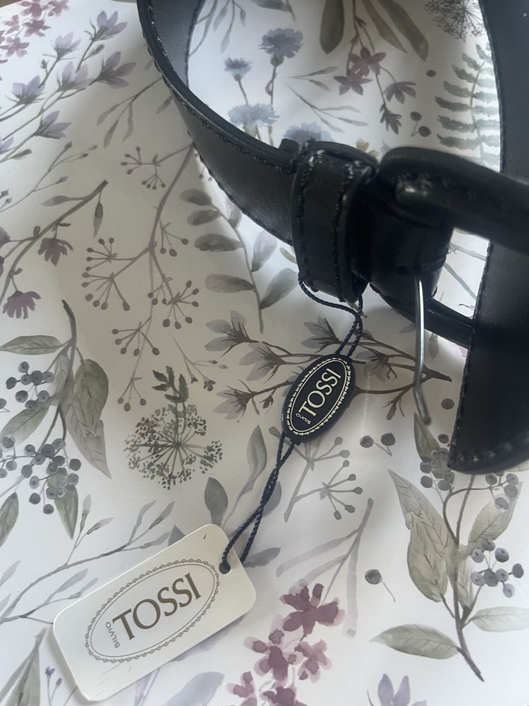 Oryginalny pasek Silvio Tossi skora naturalna 95 cm m/l
