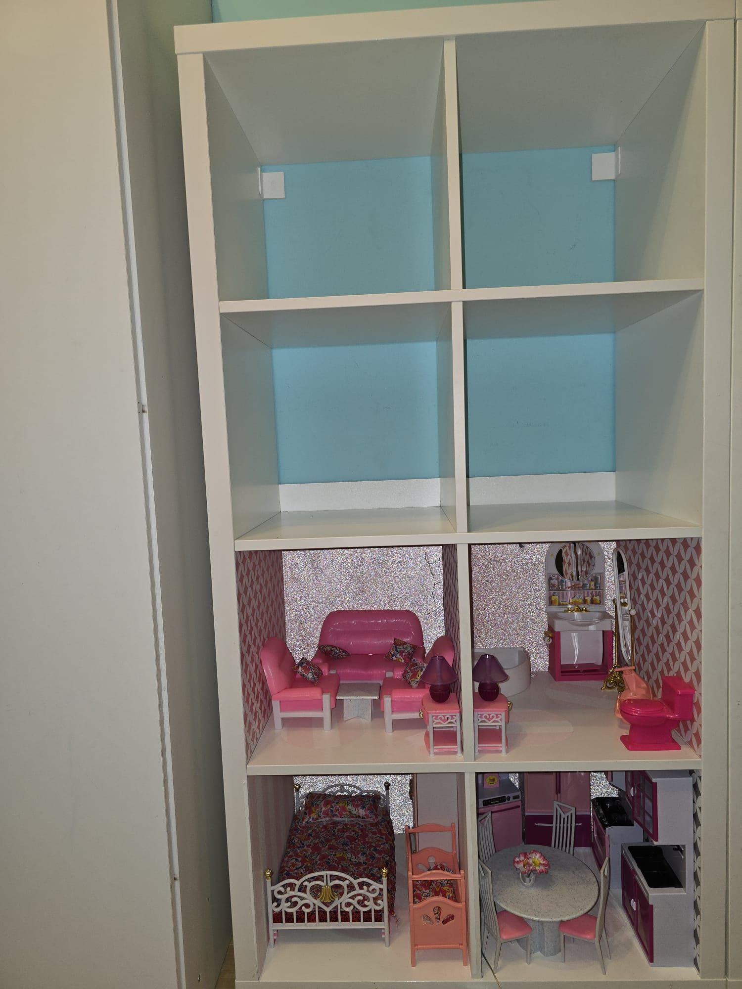 Domek dla lalek barbie regał kallax