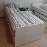 Mobília Quarto(2 camas)/Secretária/Armários IKEA SLÄKT/BESTÅ-7 módulos