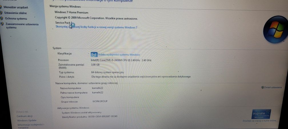 Laptop Lenovo Ideapad