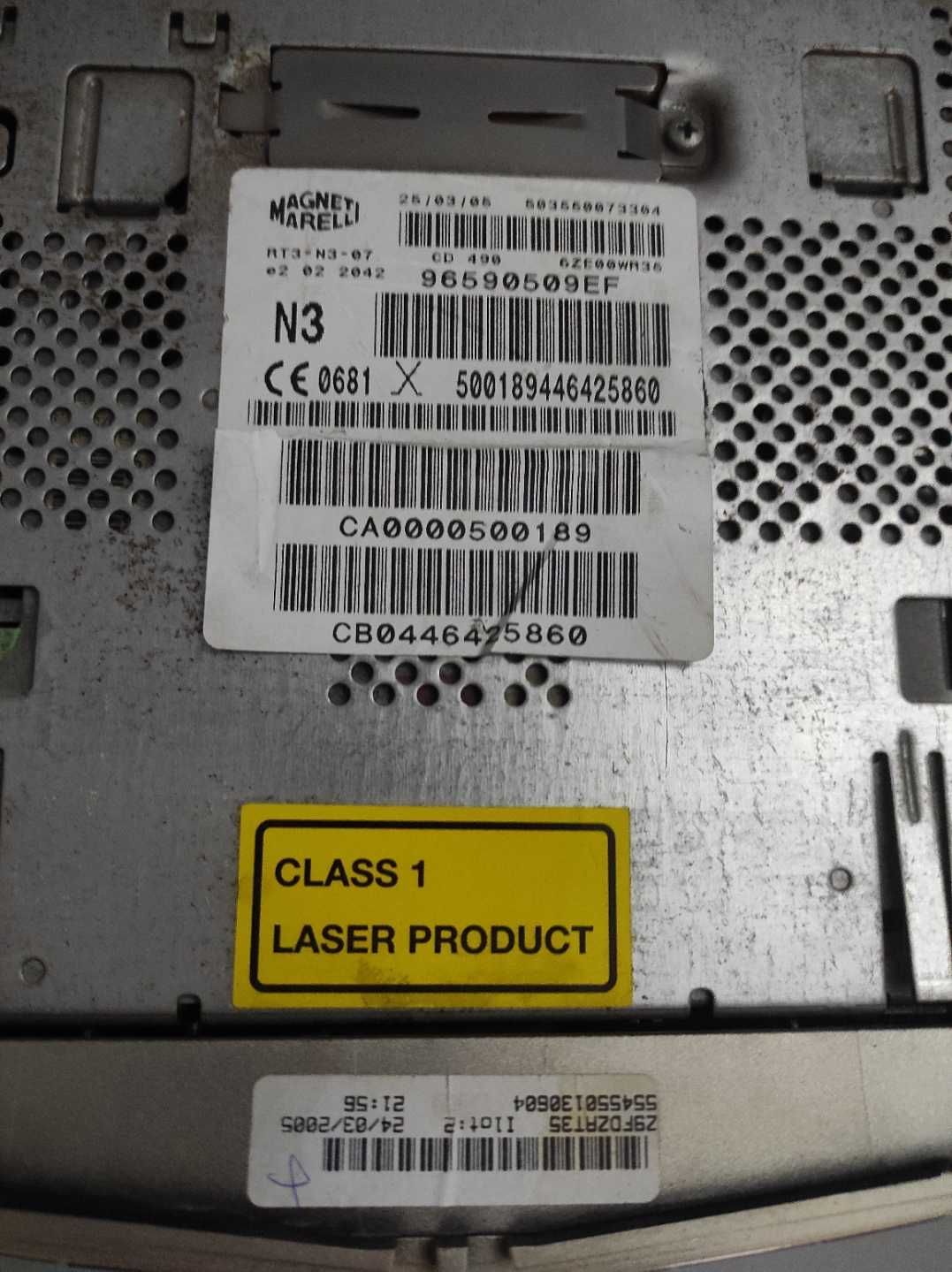 Radio CD, Nawigacja, Peugeot 607 Lift