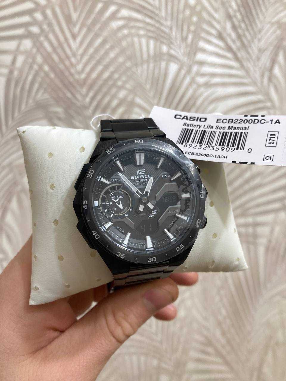 Часы Casio Edifice Windflow
ECB2200DC-1A, карбон