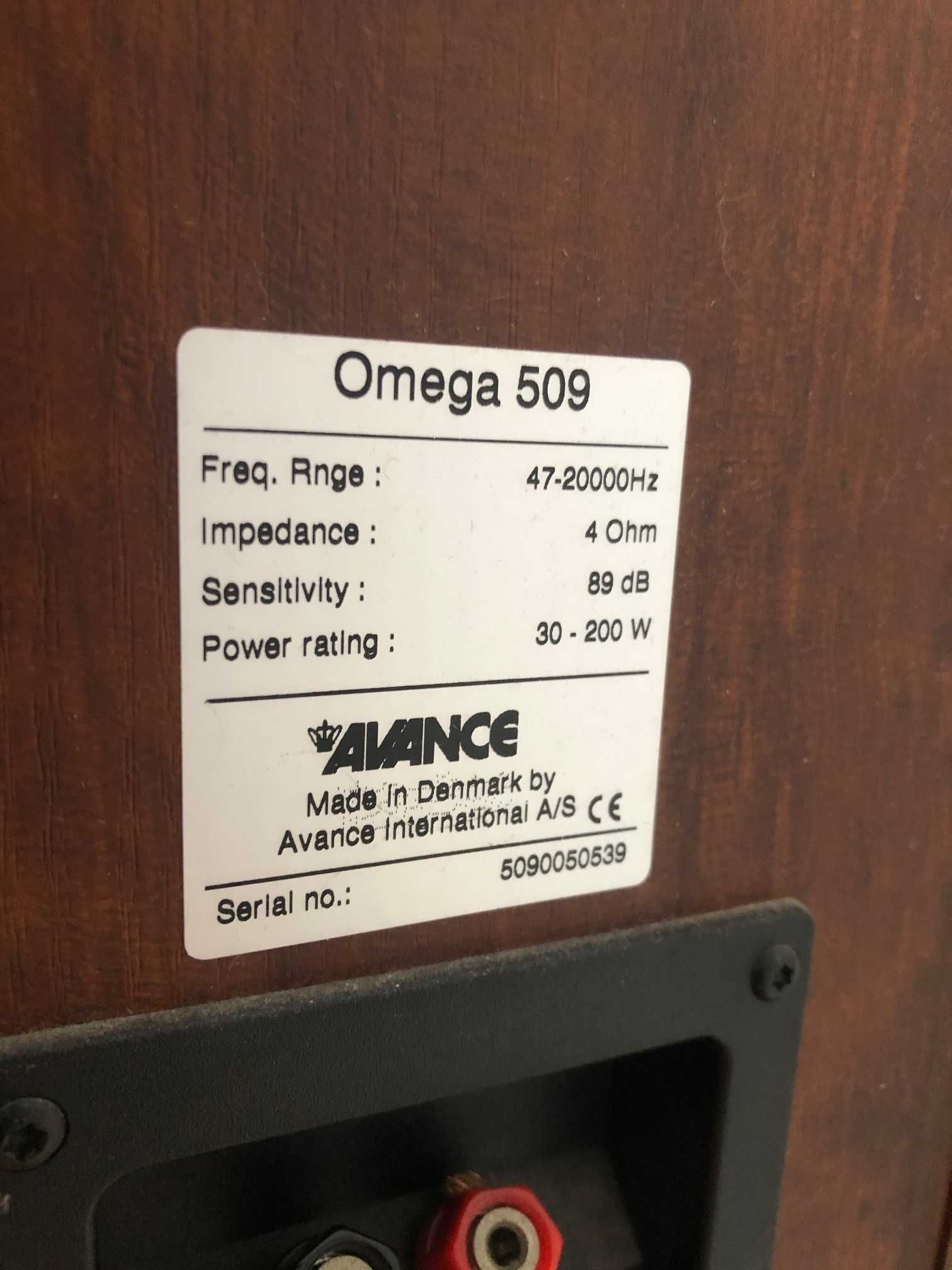 AVANCE OMEGA 509 duńskie kolumny