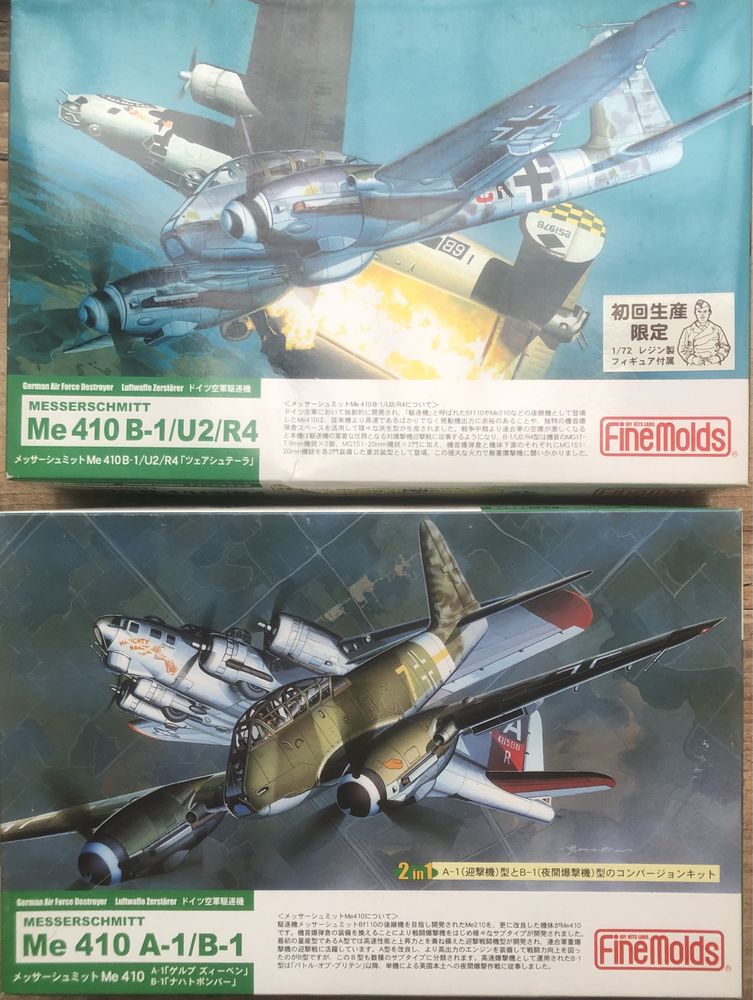 Збірна модель літака Me 410 - Fine Molds, 1/72