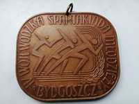 sport Spartakiada młodzież Bydgoszcz medal 1975r