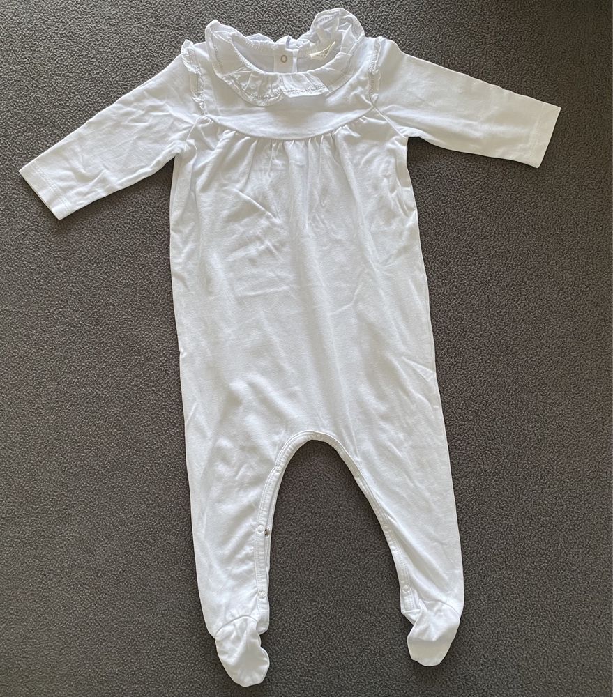 Lote 3 bodies+2 babygrows 9 meses (vertbaudet)+oferta babygrow golinha