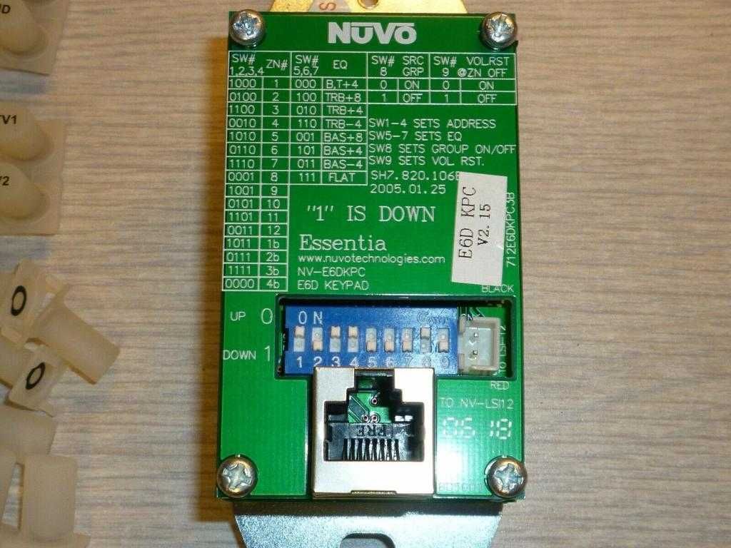 Панель управления NuVo NV-E6DKPC KEY PAD for essentia system торг