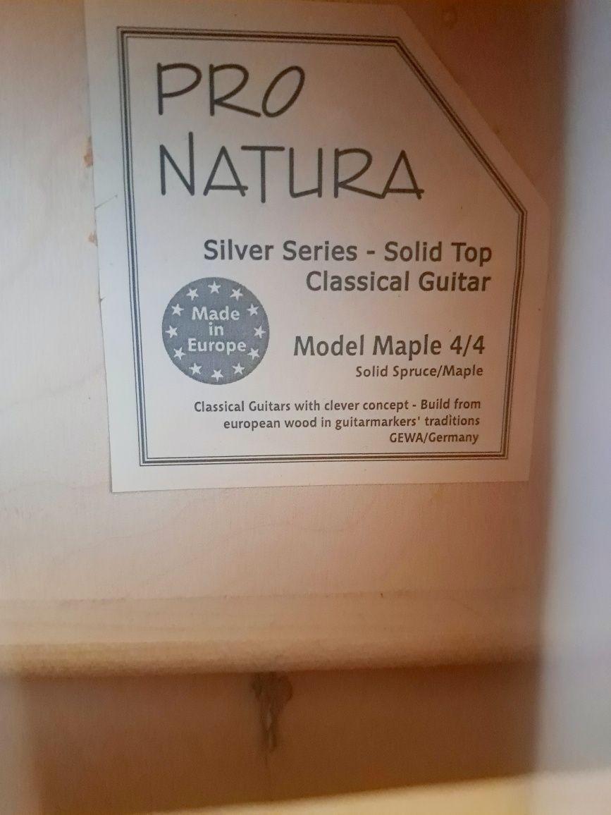 Gitara klasyczna PRO NATURA Silver Series