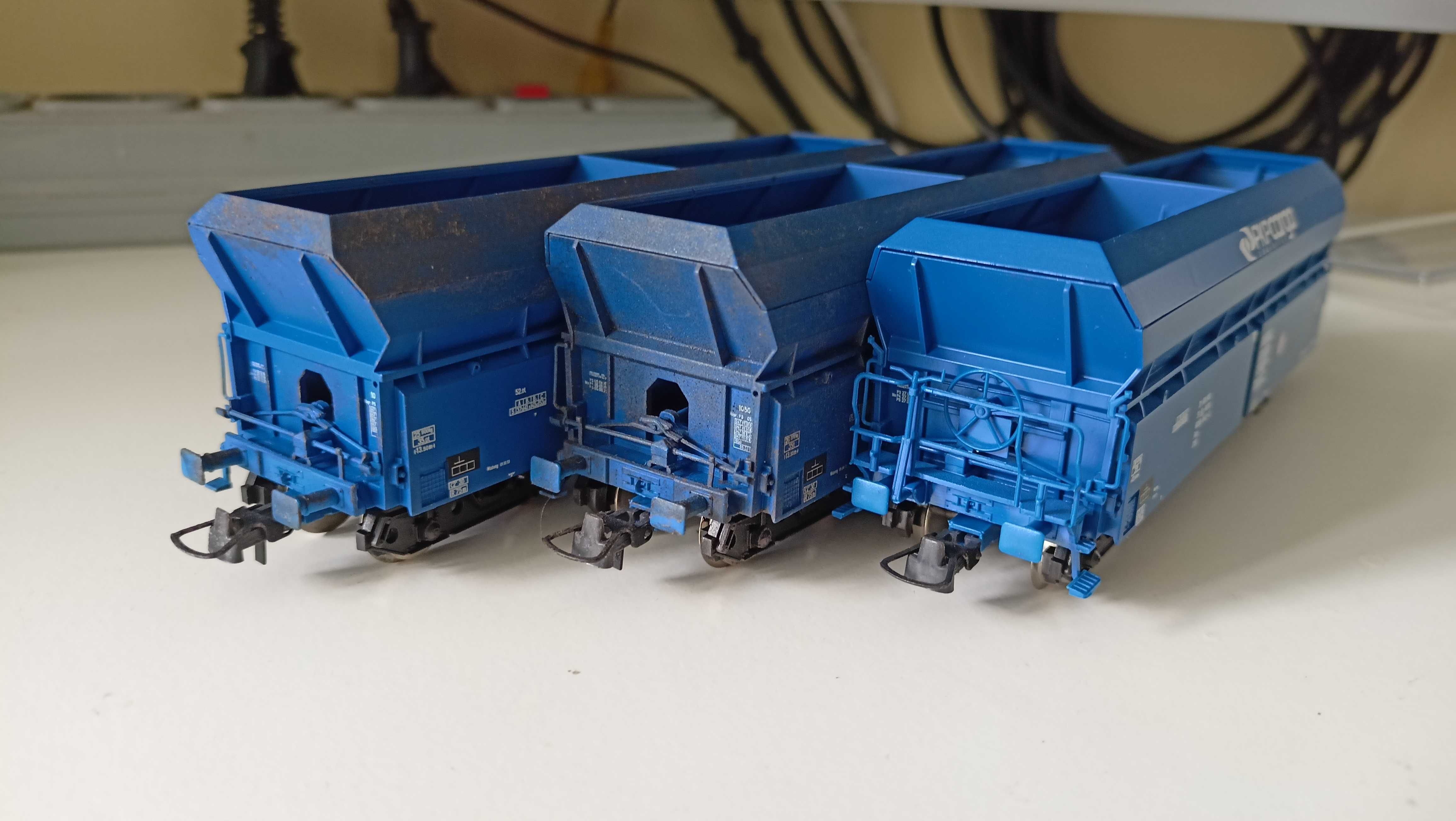 3 Set wagonów samowyładowczych Roco 76078 PKP Cargo H0
