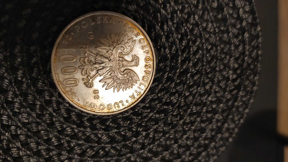 Moneta srebrna 1000 zł Jan Paweł II rok 1982