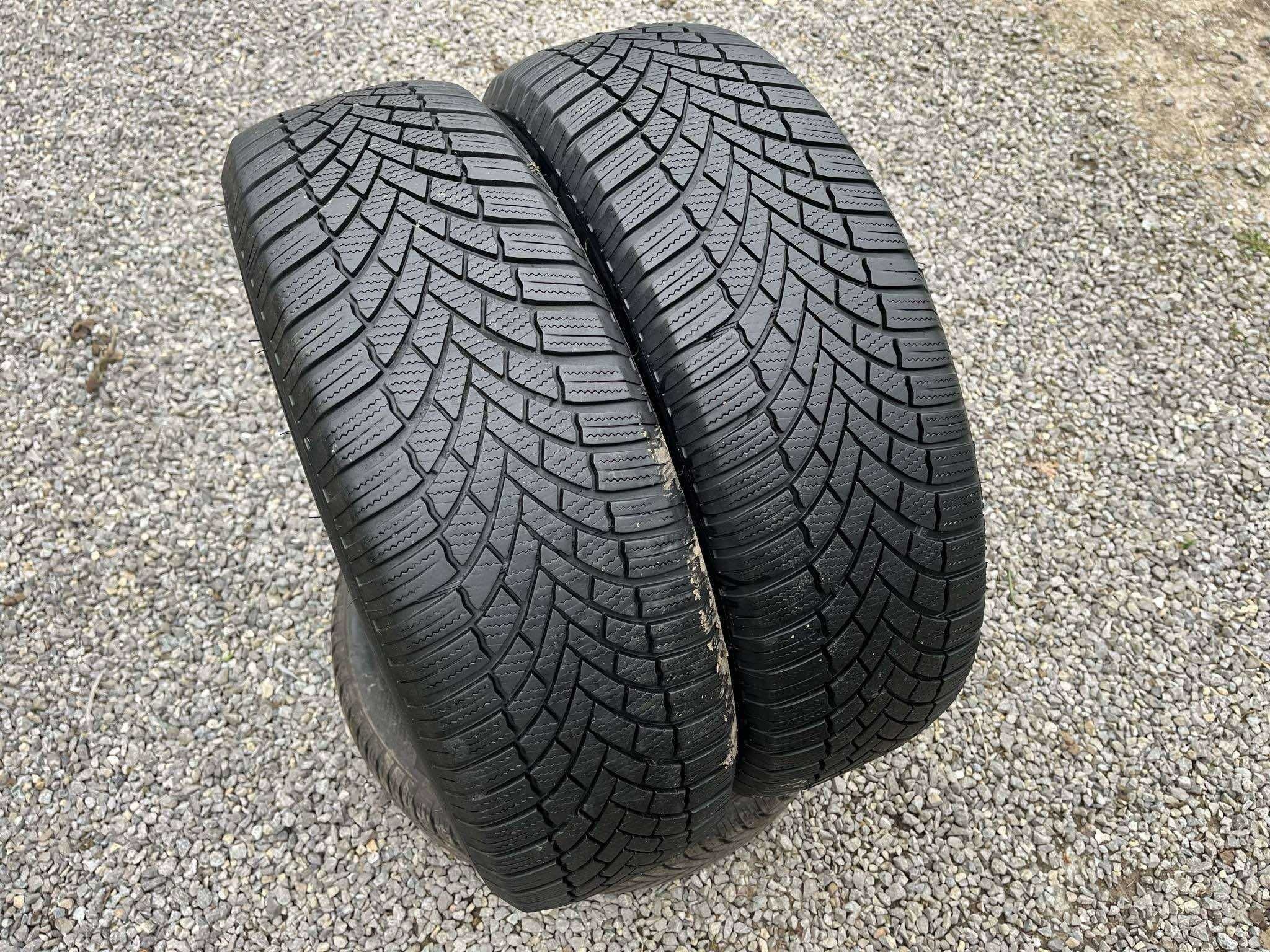 Opony 215/65R17 Bridgestone Blizzak LM005 Zima 2sztuki 5,61mm bieżnika