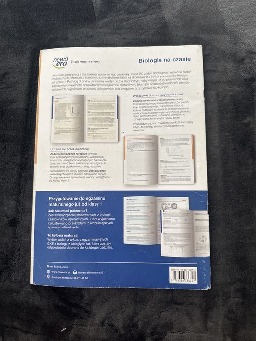 Biologia na czasie 1 (maturalne karty pracy)
