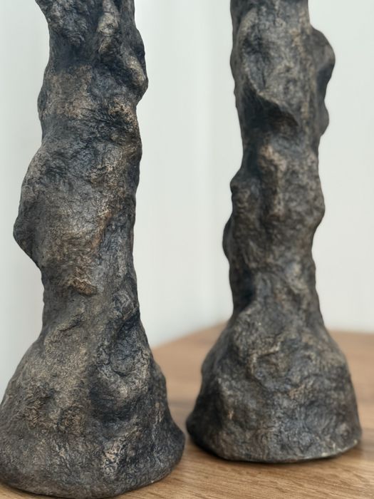 Підсвічники з папʼє-маше