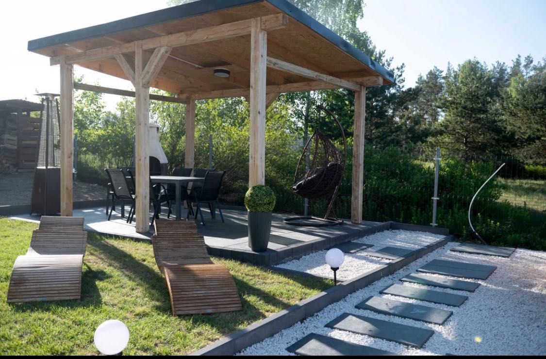 Domek Kaszuby sauna jacuzzi na wyłączność Lubiana