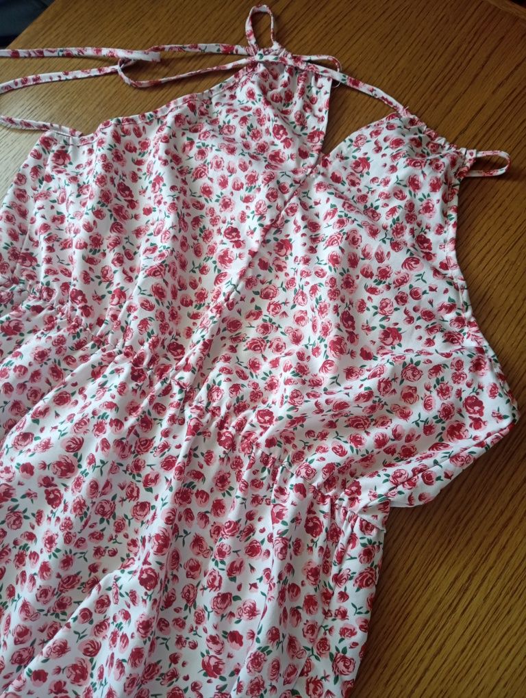 Sukienka hiszpanka halter ryba shein l/xl 4042