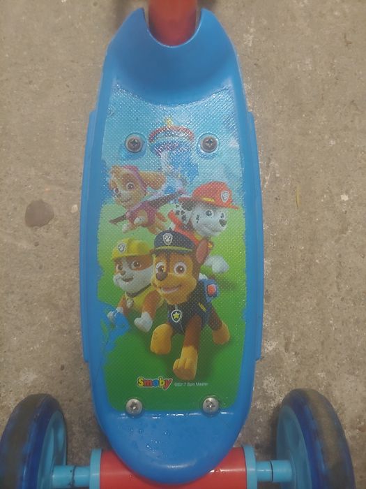 Hulajnoga trójkolowa psi patrol