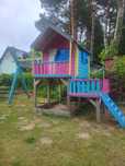 Domek drewnianny dla dzieci