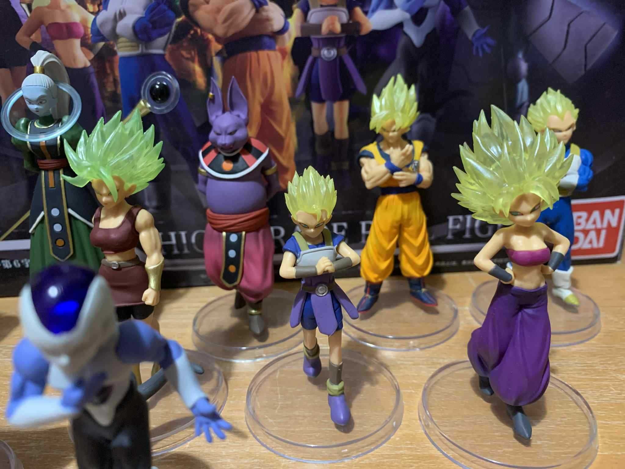 Bandai Dragon ball Super Universe 6 Rivals HG set