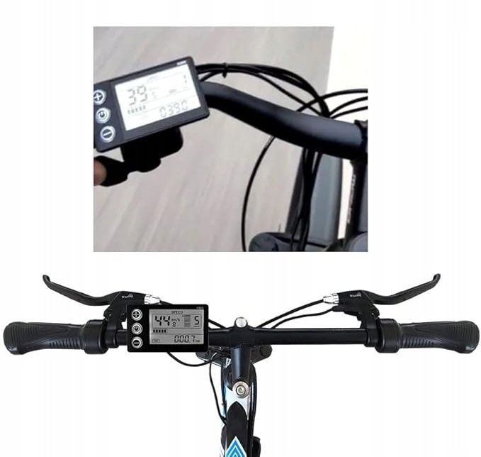 Miernik Wyświetlacza LCD S866 roweru elektrycznego 24V/36V/48V Wodoodp