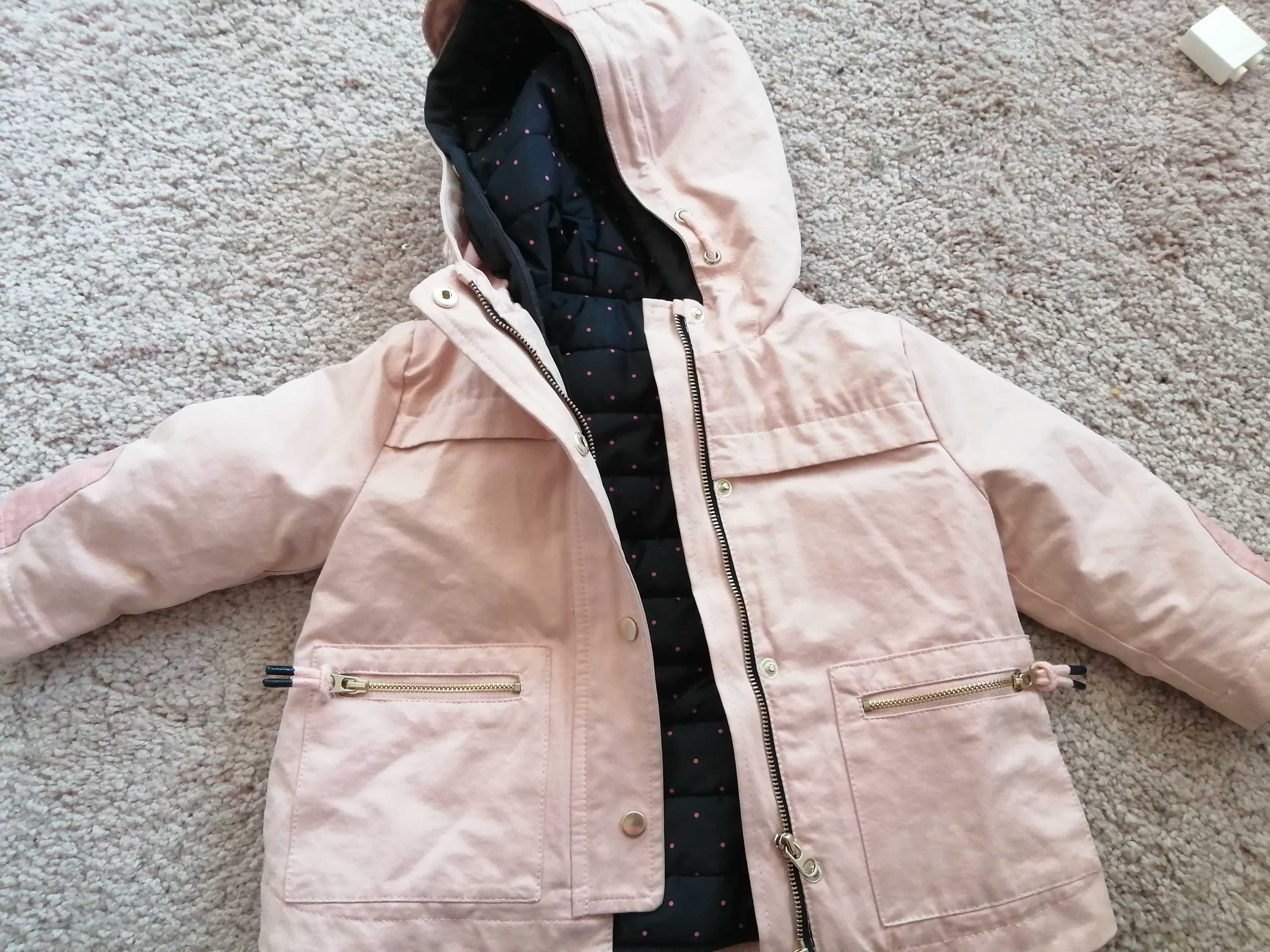 Parka/Casaco 2 em 1 Menina 9/12 meses Zara