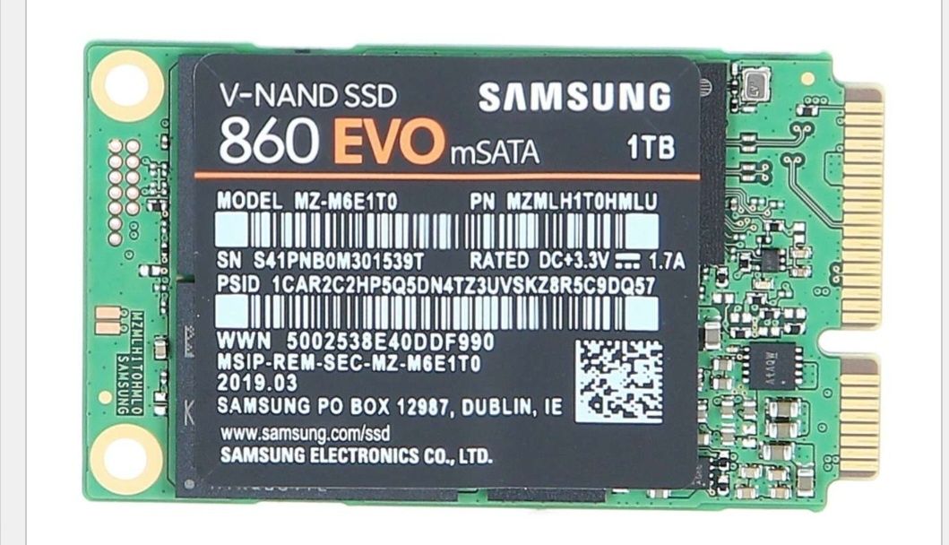 samsung smz-m6e1t0 860 evo 1tb msata v nand