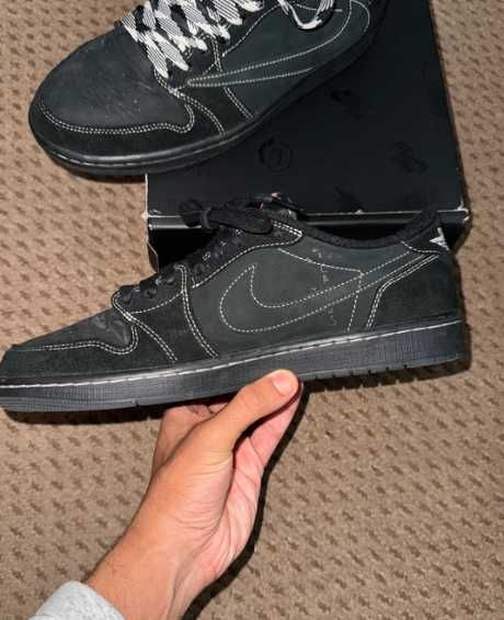 Jordan 1 Retro Low OG SP Travis Scott Black Phantom