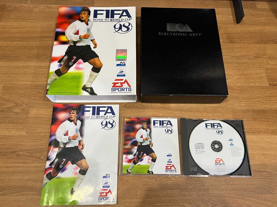 Fifa 98 RTWC gra (PC EN 1997) BIG BOX premierowe kompletne wydanie