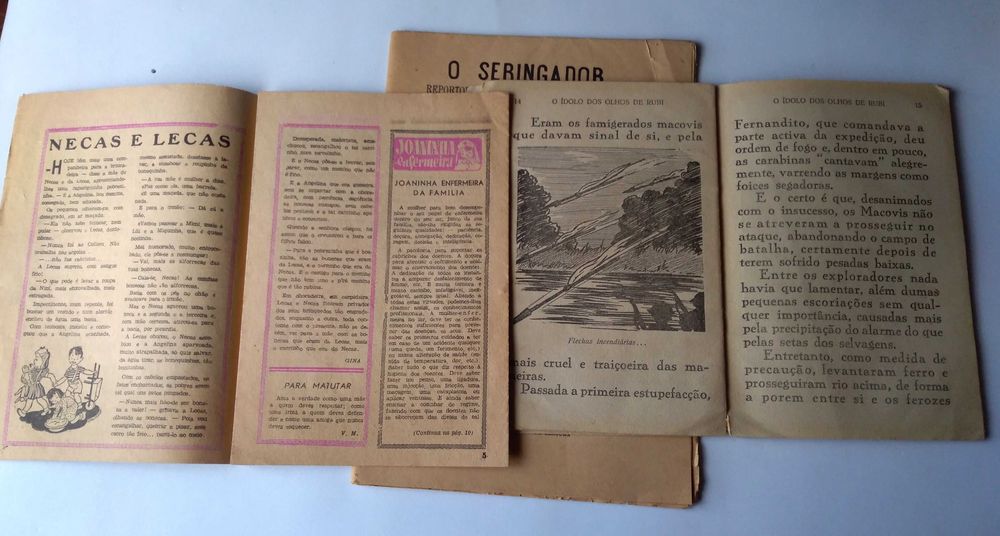 Um livro da Majora e 2 destacáveis de antigas revistas. Ver descrição