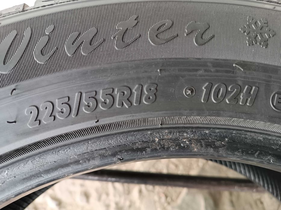 Зимові шини 225/55 R18 Petlas explero winter w671 2021рік 7мм